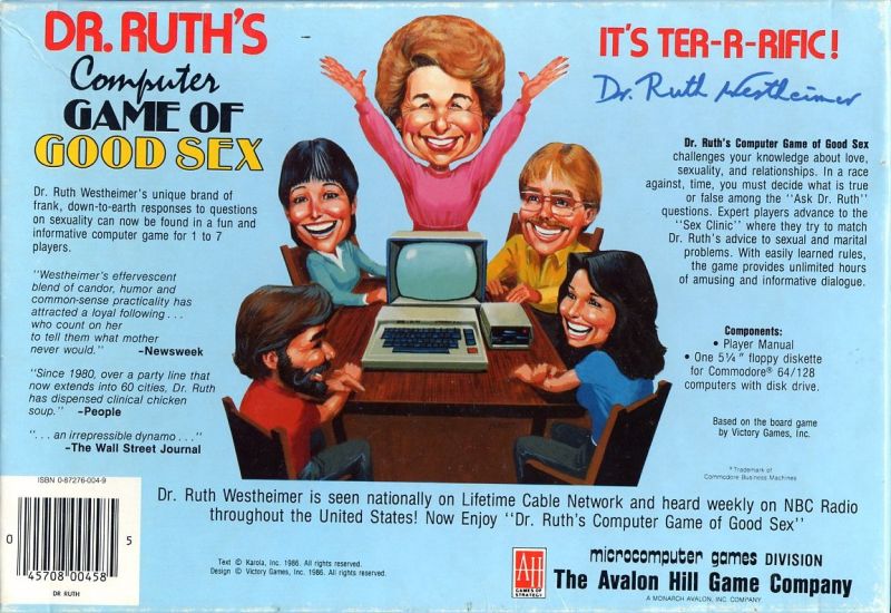 Dr Ruth'S Computer Game Of Good Sex 64